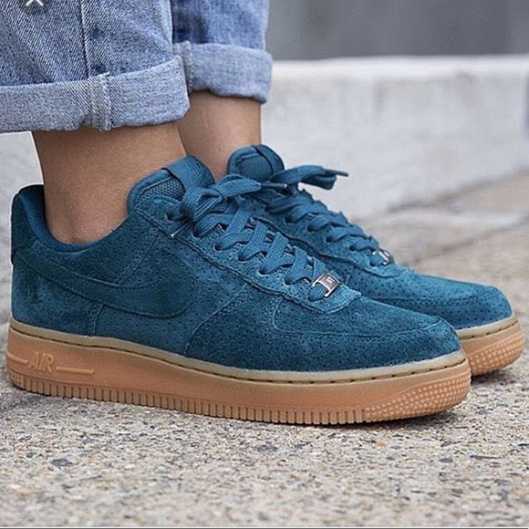 NWT Air Force 1’07 Suede Teal WMNS - Picture 5 of 6